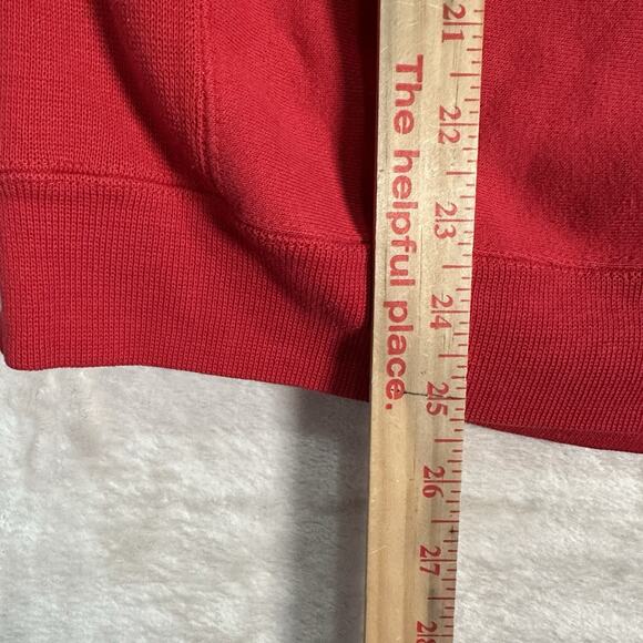 VTG Nebraska Cornhuskers NCAA Red Sweatshirt Embroidered Men's Size Large Champs - Picture 7 of 7